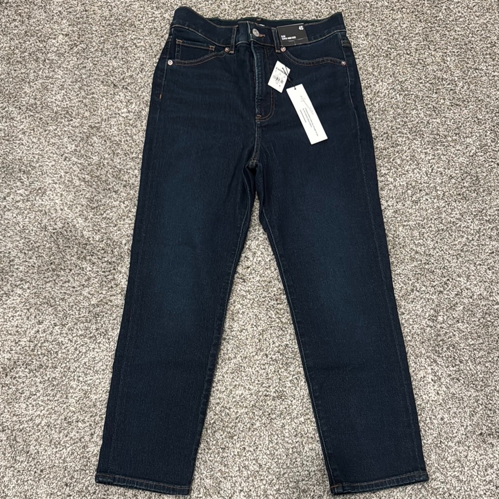 Express Midnight Blue Women's Straight Leg Jeans